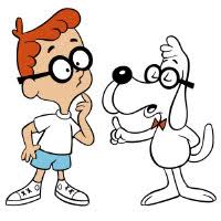 ... and Mr. Peabody (Rogan) cartoon ...