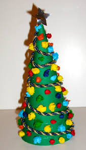 Bricolage d'un mini sapin de Nol