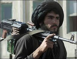 A Taliban fighter in