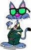 One Cool Cat Clip Art Image